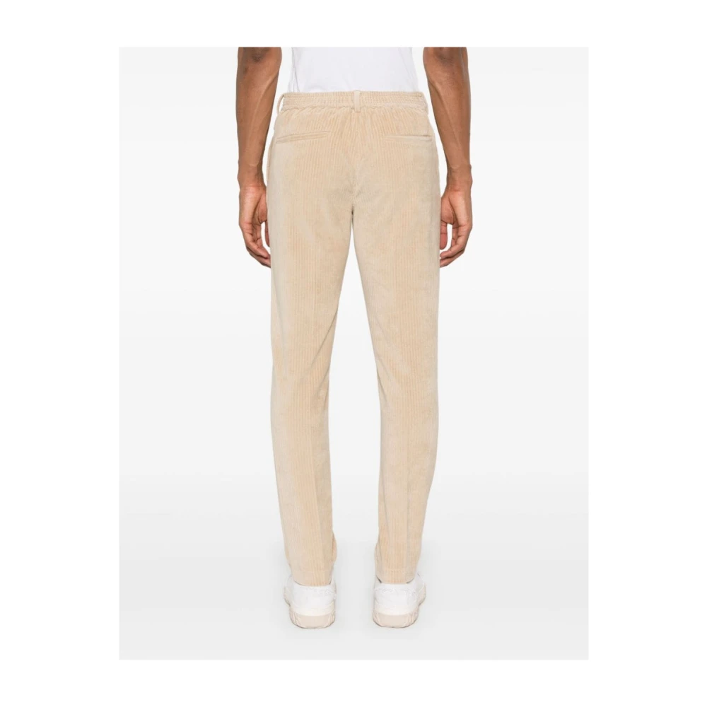 Circolo 1901 Beige Corduroy Broek met Koordzoom Beige Heren