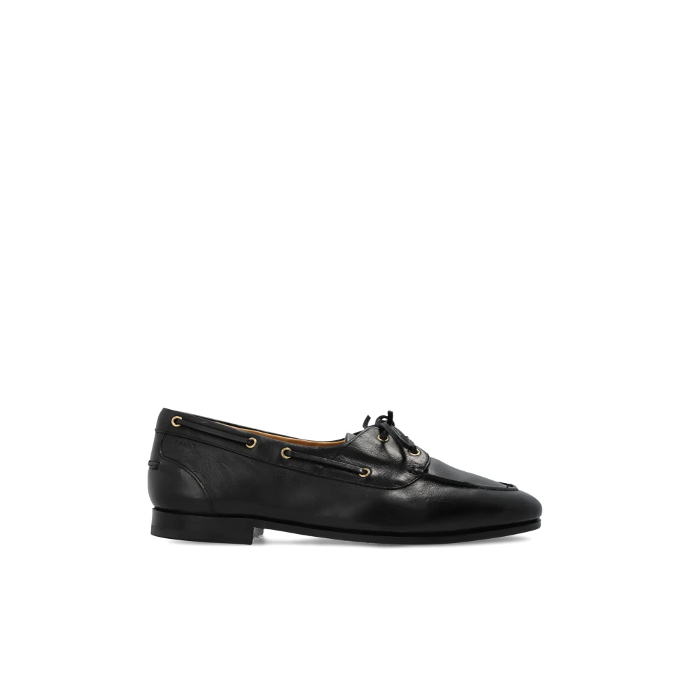 Bally Men's Black Pathy Shoes Loafers Type - Boat Shoes - 6 Uk - Shoes