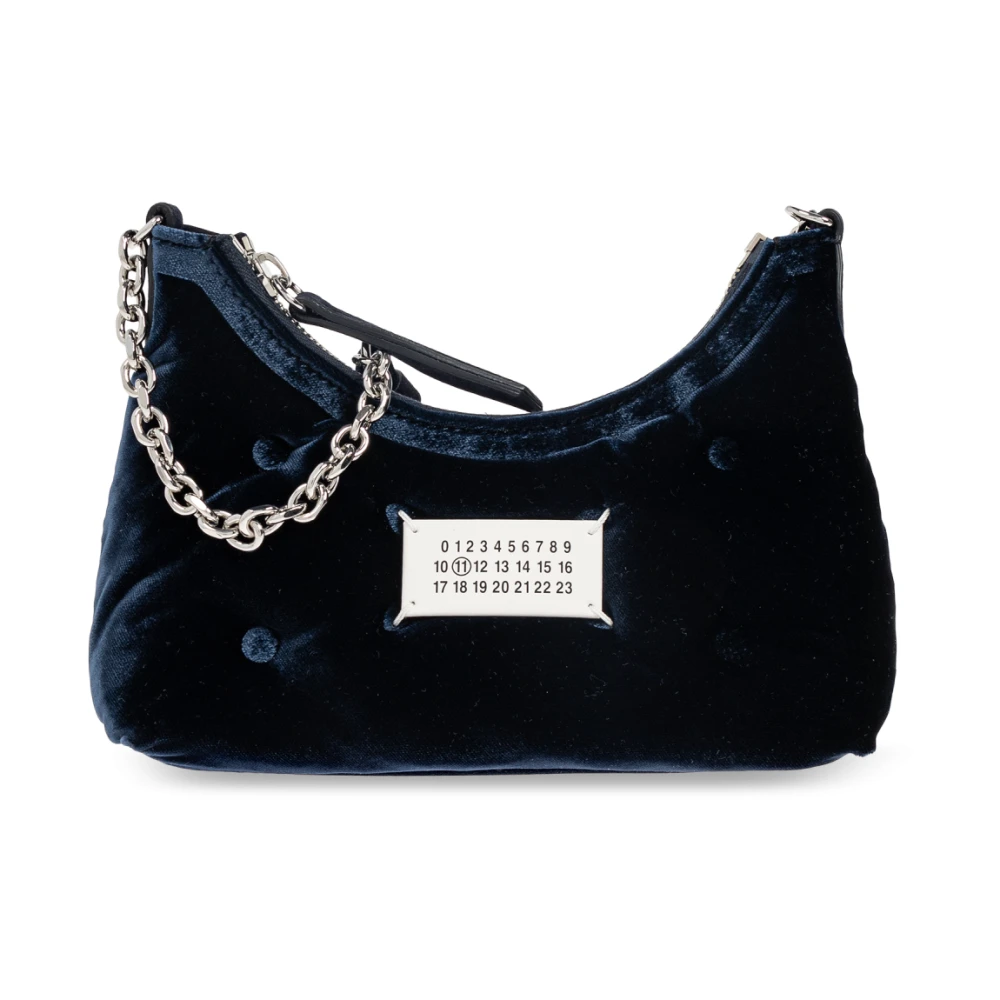 Maison Margiela Schoudertas Glam Slam Micro Blue Heren