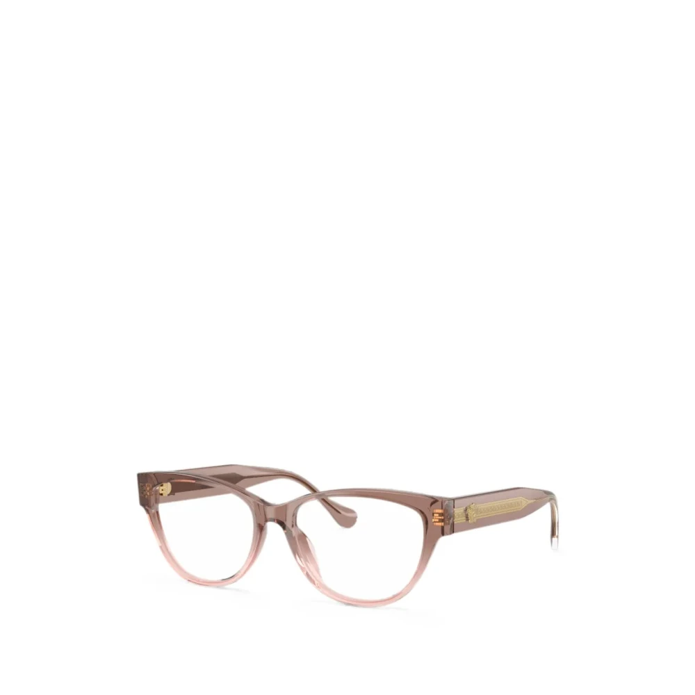 Versace , Glasses, Female, Beige, 54 Mm, Cat-Eye Eyeglasses