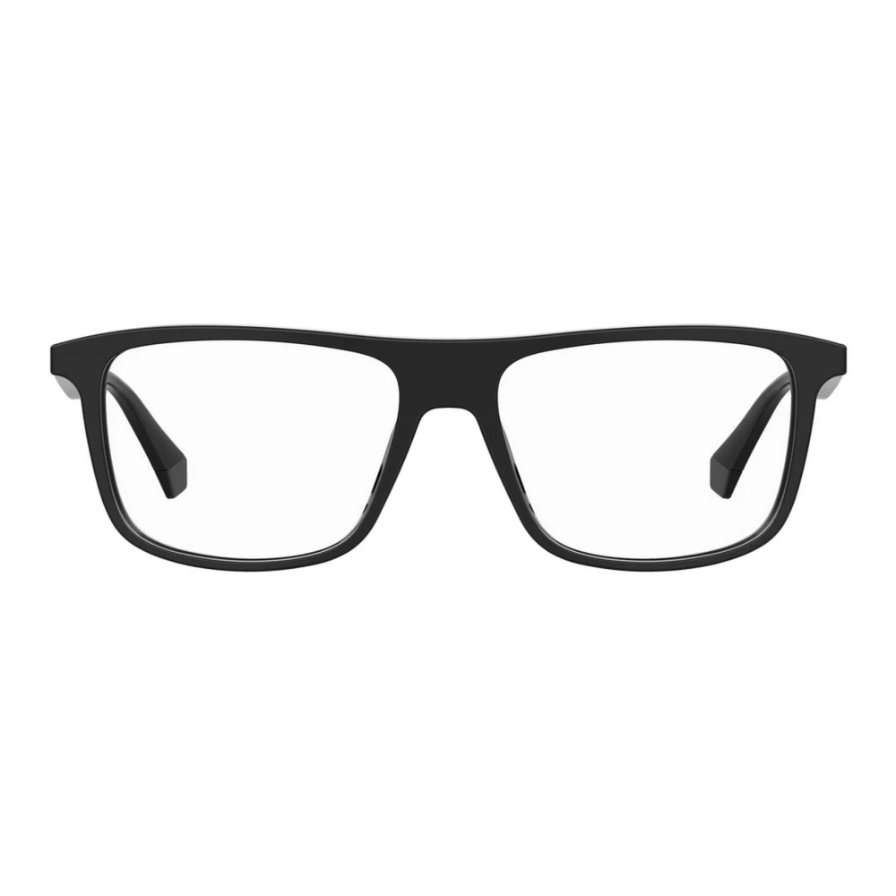 Polaroid Zwarte Polyamide Injectiebril Monturen Black Heren