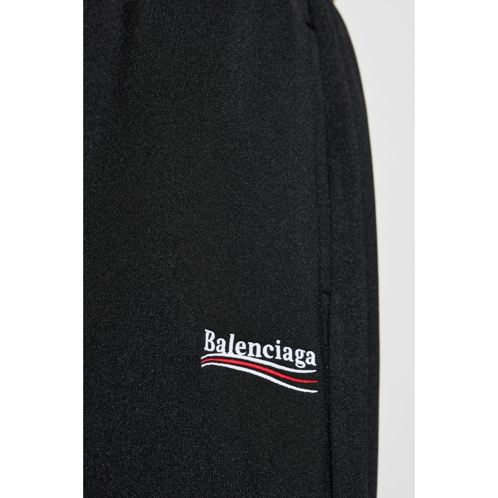 Balenciaga Broek met Logo Black Heren