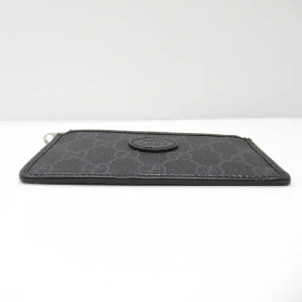 Gucci Vintage Pre-owned Leather wallets Black Heren