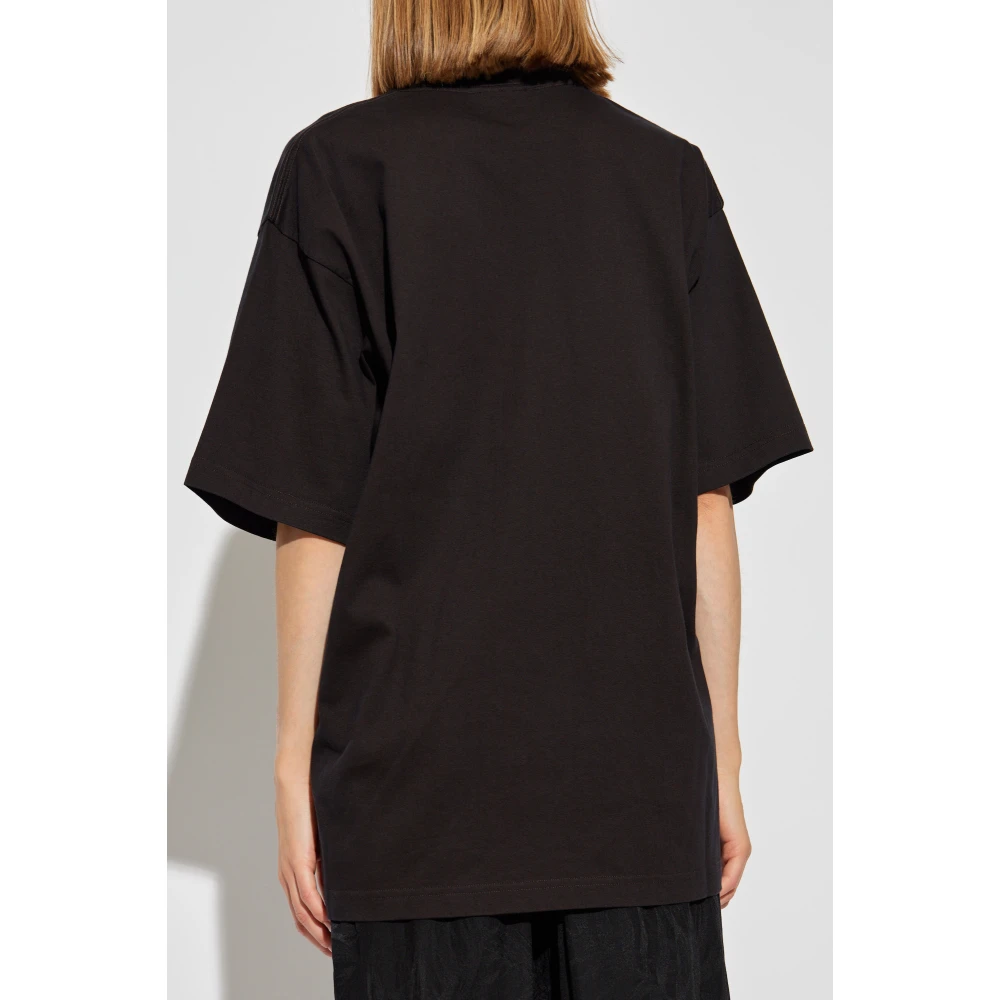 Balenciaga Oversized T-shirt Brown Dames
