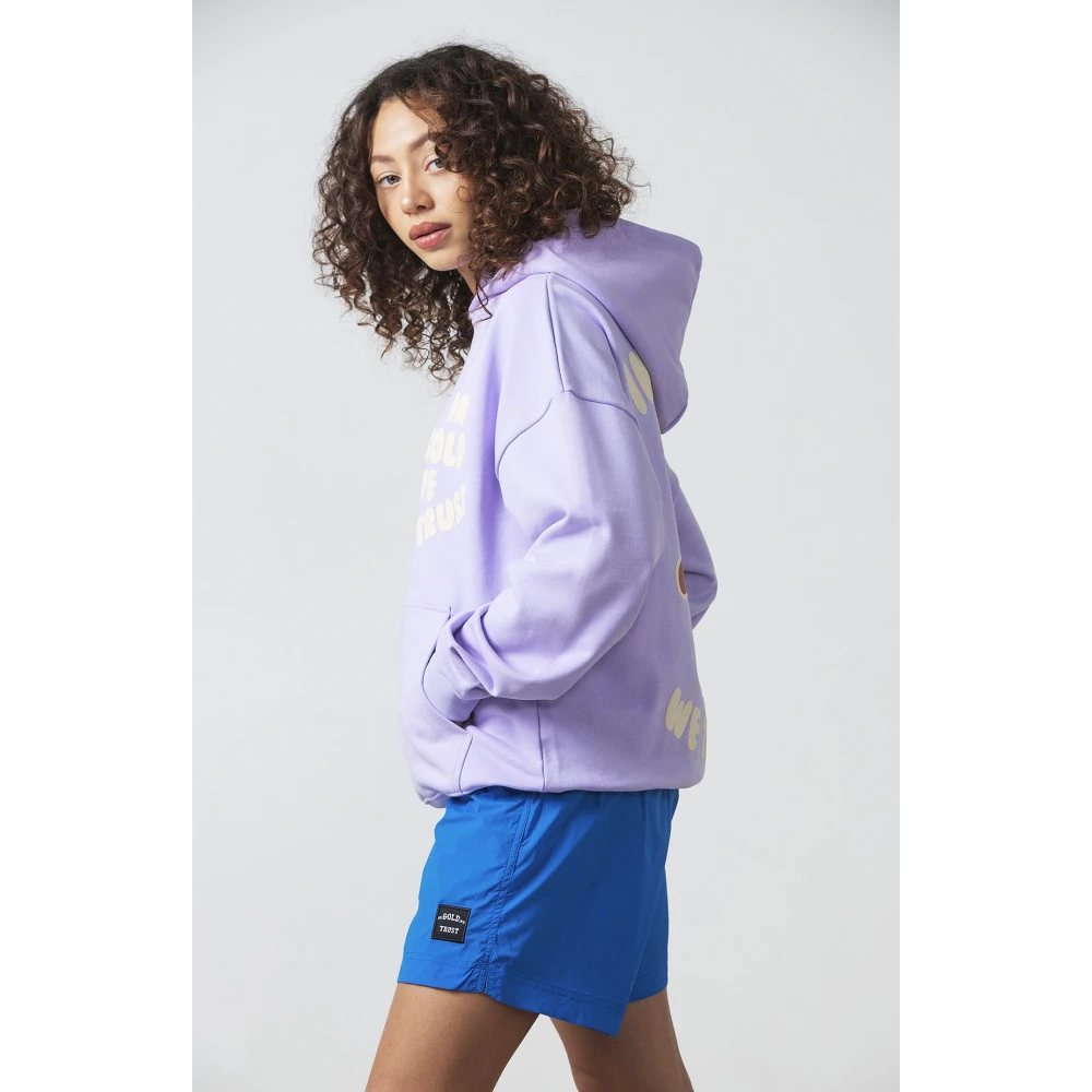 In Gold We Trust Ted Lavender Hoodie Purple Heren