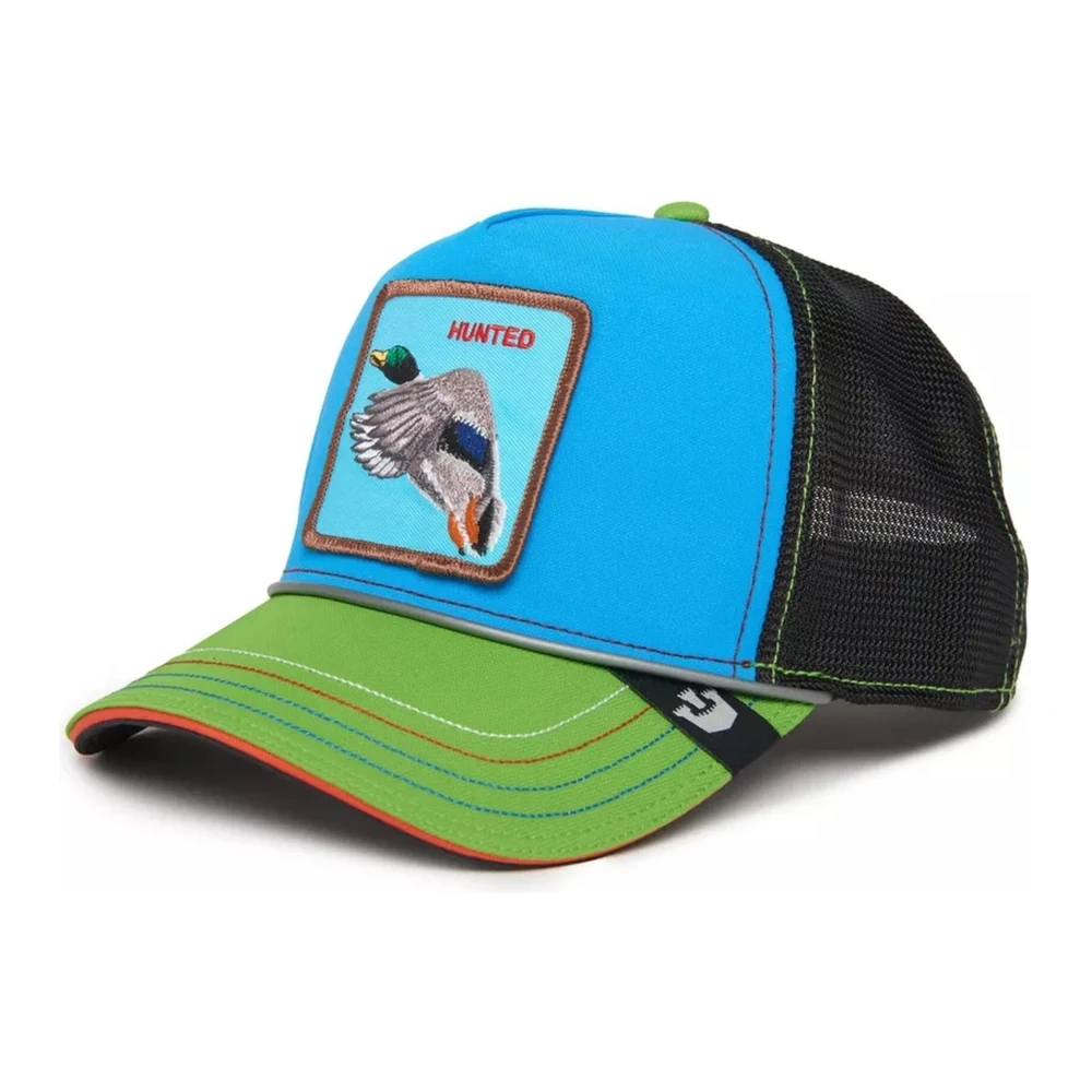 Goorin Bros Turquoise Eend Zapper Trucker Cap Multicolor Heren