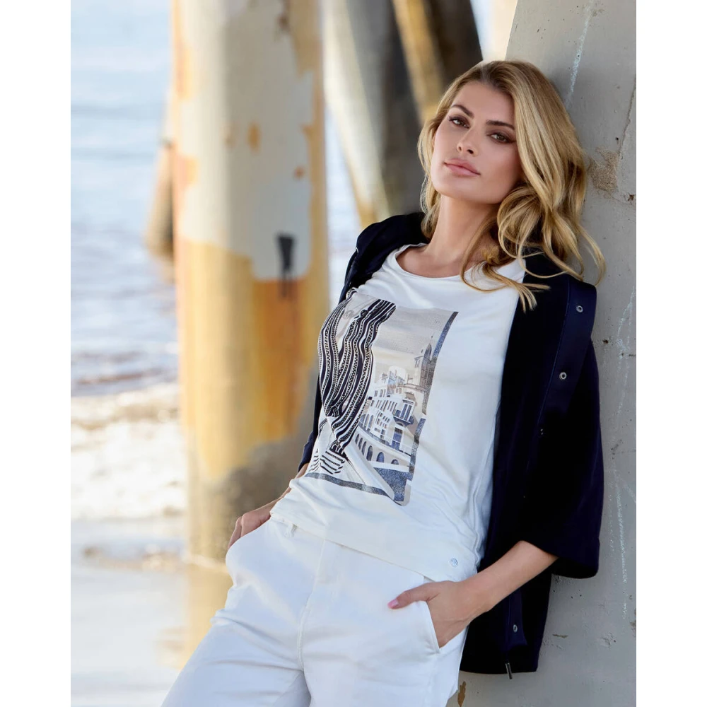 monari Casual T-shirt Beige Dames