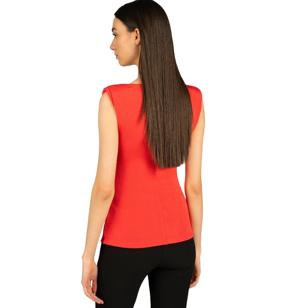 Guess Mouwloze Top Orange Dames