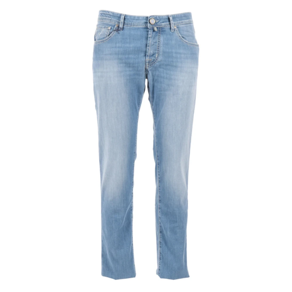 Jacob Cohën Mannelijk Blauw Jeans Heren, W37, Denim, Pant 5 Pkt Slim Fit Nick