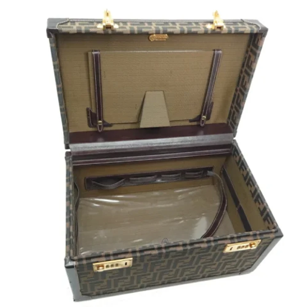 Fendi Vintage Pre-owned Leather fendi-bags Brown Dames