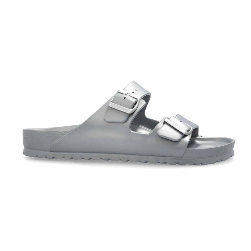 Birkenstock Unisex Argento Sandali Arizona Essentials - Immagine 2