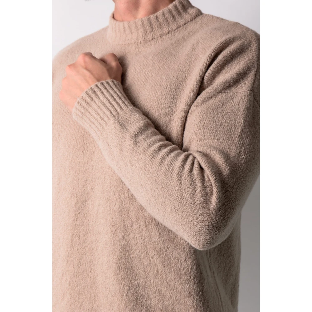Kiefermann Zachte katoenen trui in taupe Beige Heren