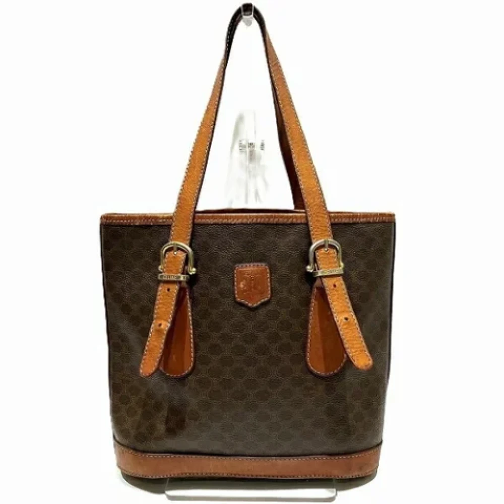 Celine Vintage Pre-owned Fabric celine-bags Brown Dames