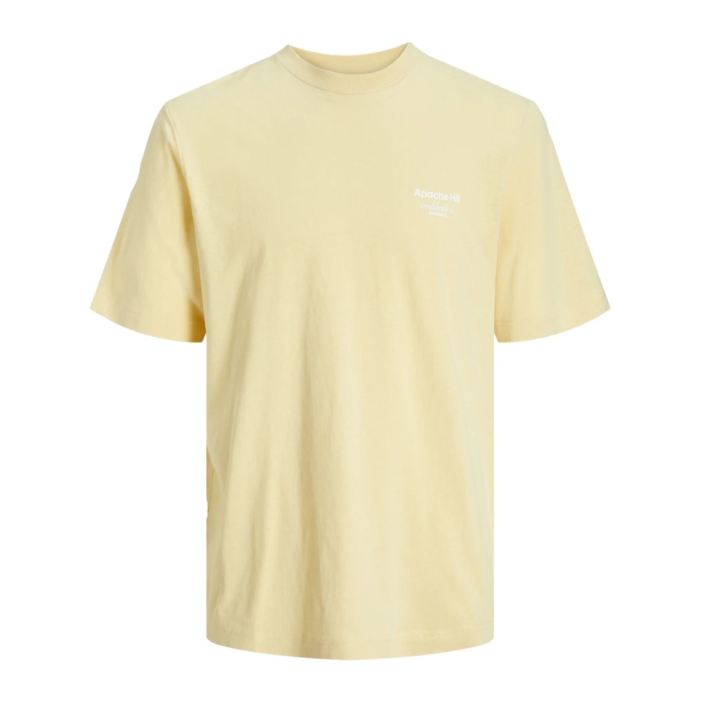 jack & jones Junior Casablanca Back-Print T-Shirt Yellow Heren