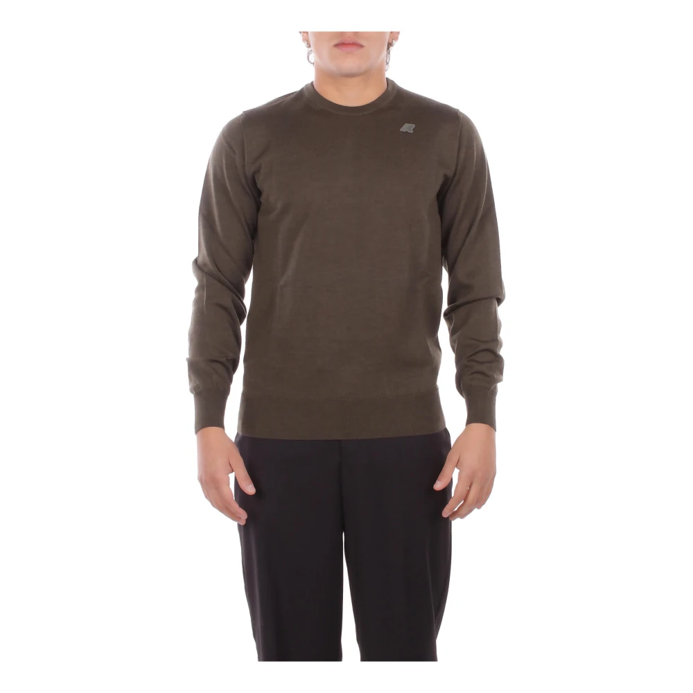 K-Way Uomo Verde Sebastien Merino - Maglione Maglieria - Maglione Maglieria - M - Immagine 4