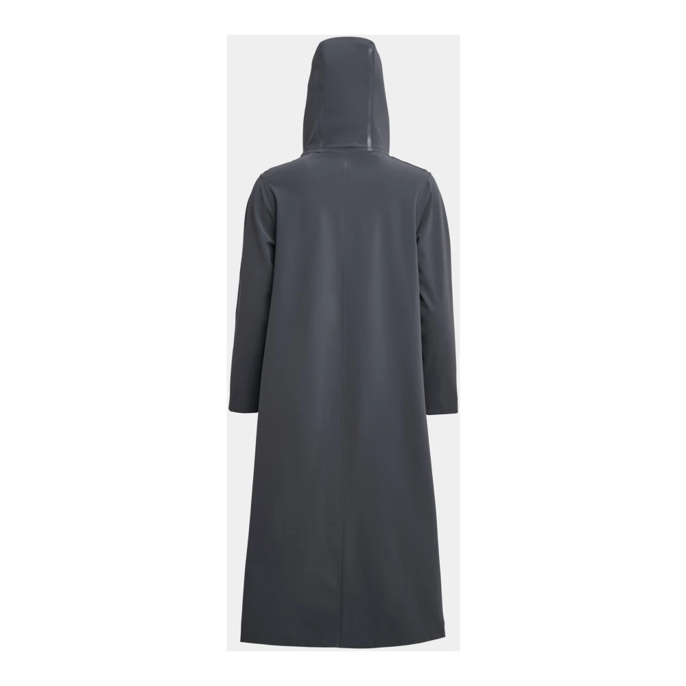 Stutterheim Mat Knielange A-Lijn Regenjas Black Dames