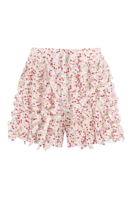 Tryckta bomullsshorts