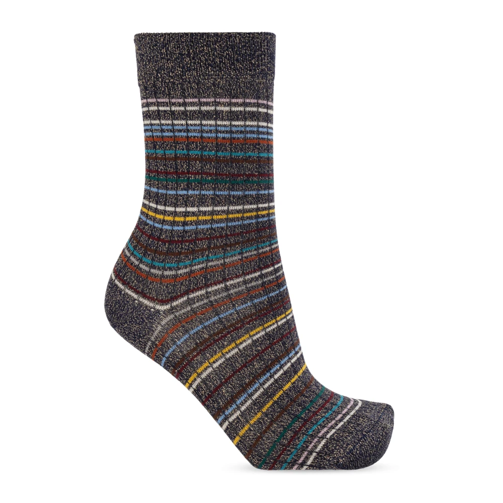 Paul Smith Driepak katoenen sokken met lurex draad Multicolor Dames