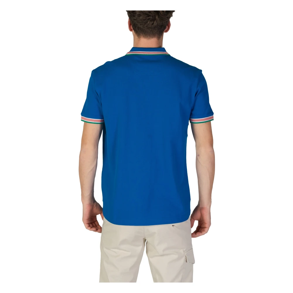Hugo Boss Blauw Polo Shirt Herfst Winter Mannen Blue Heren