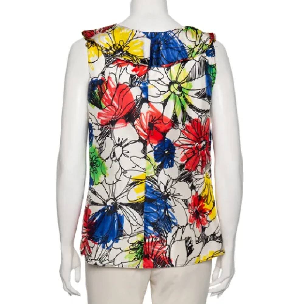 Moschino Pre-Owned Pre-owned Silk tops Multicolor Dames