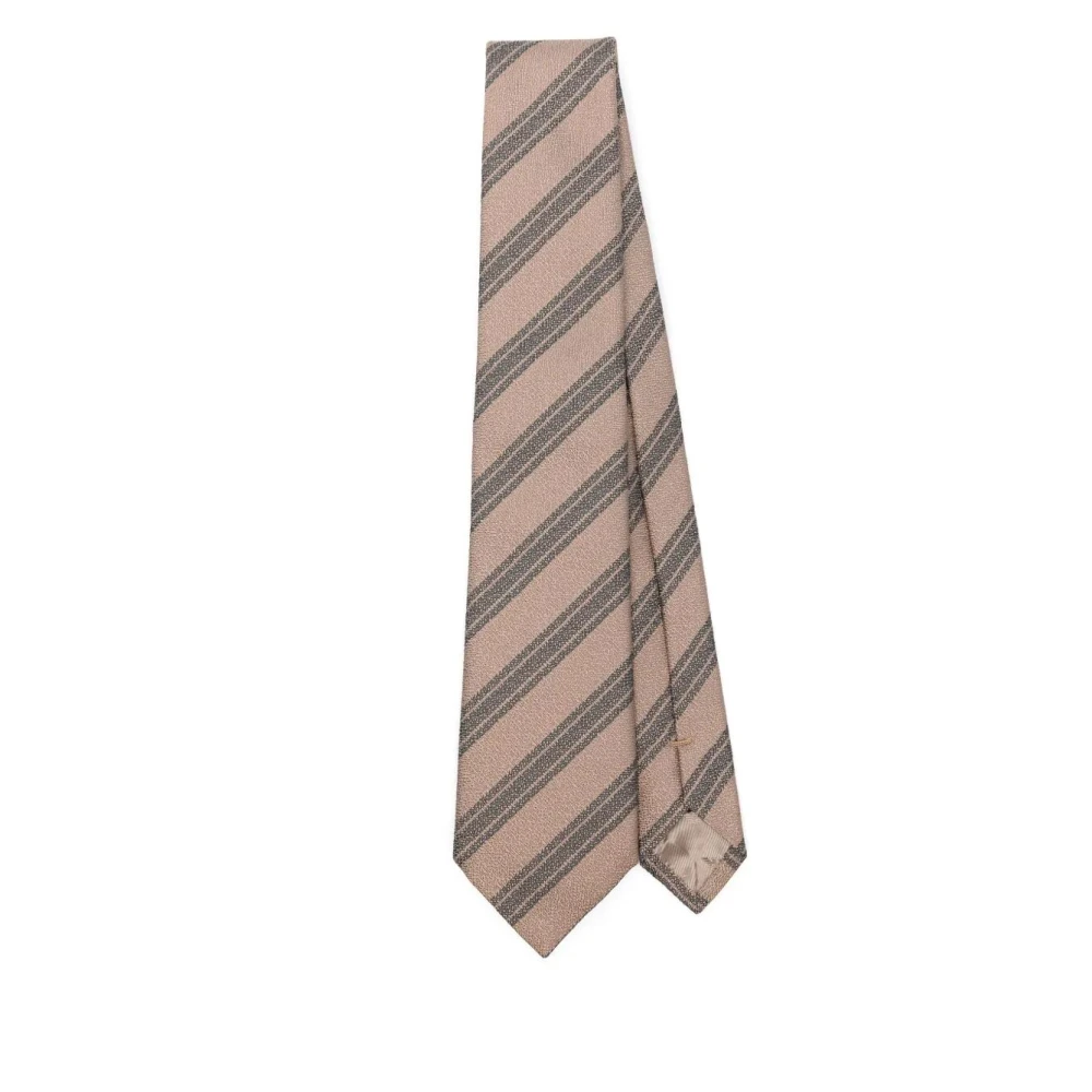 Emporio Armani Elegante Zijden Stropdas voor Mannen Multicolor Heren