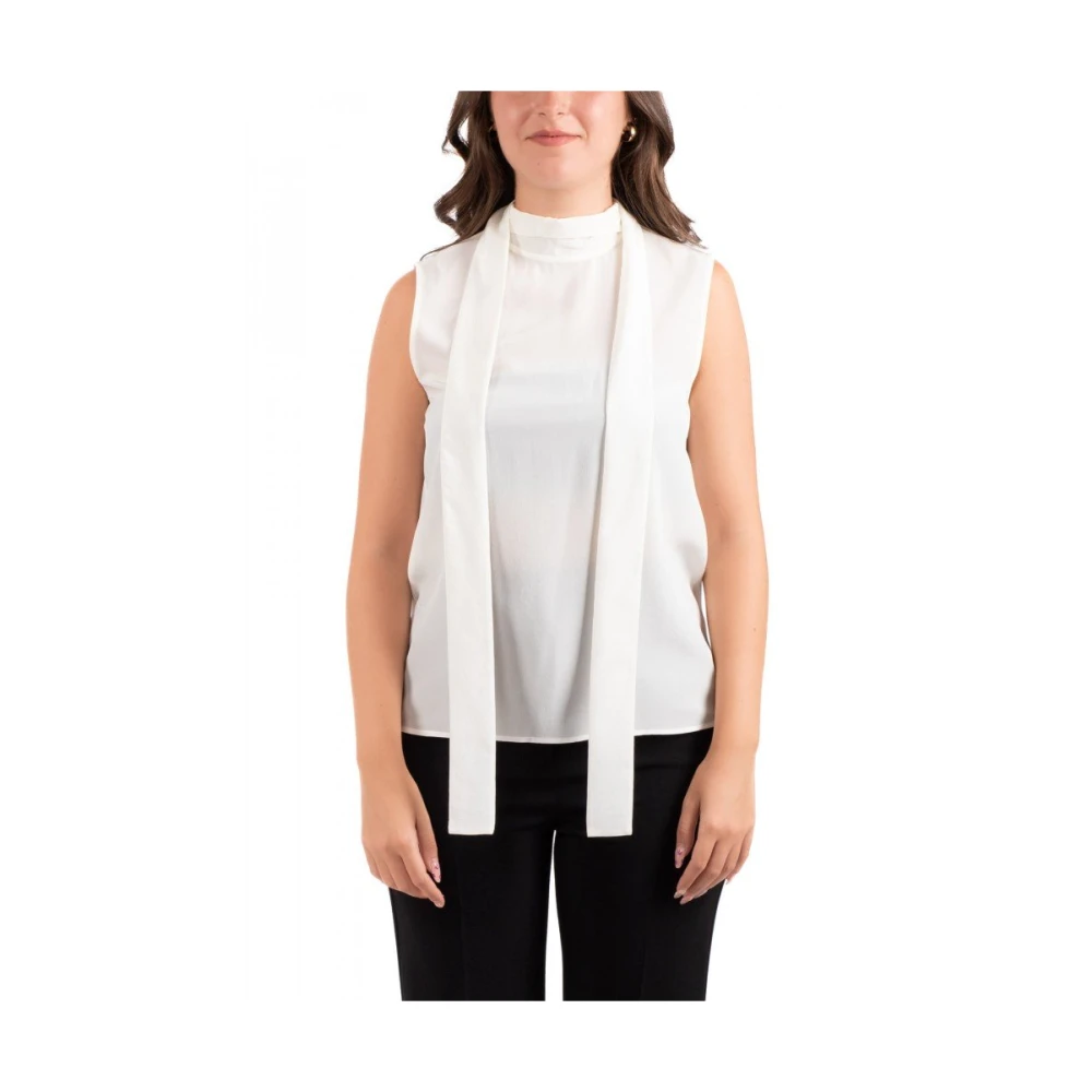 Max Mara Stijlvolle Top voor Vrouwen White Dames