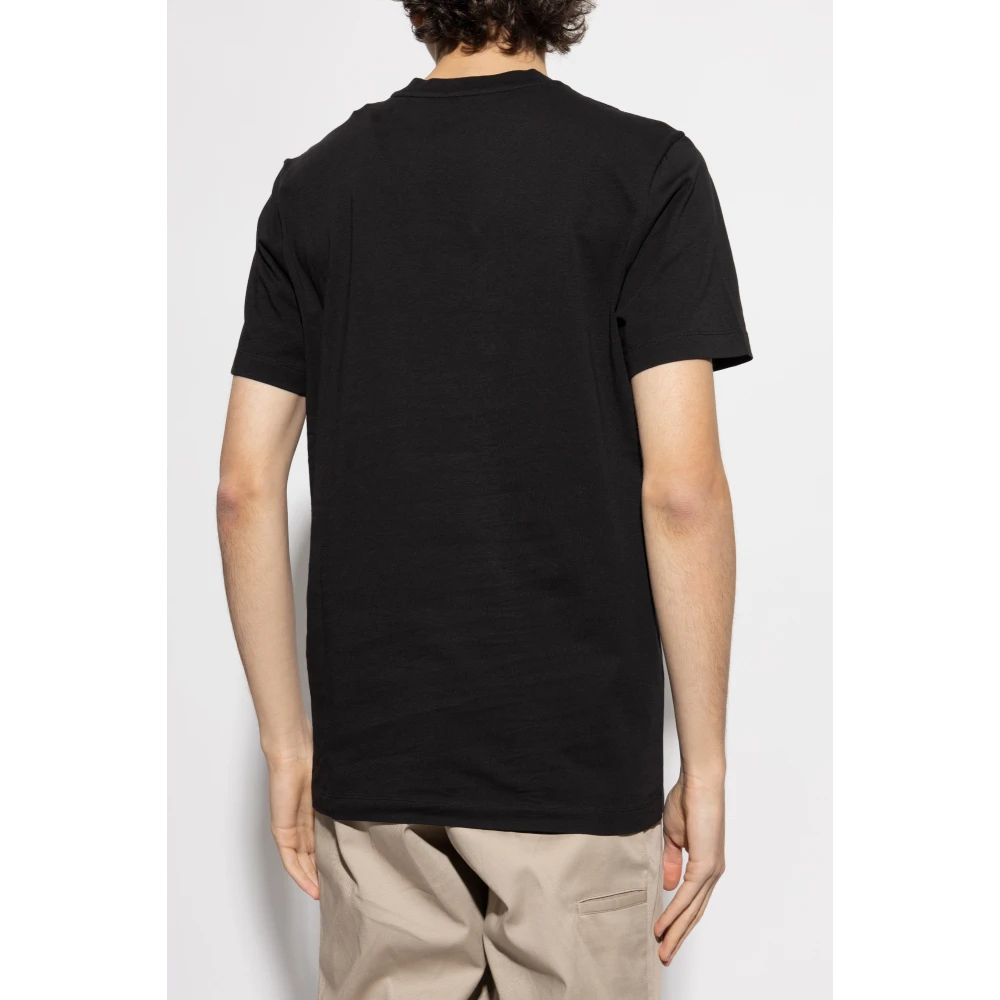 Moncler Driepak logo T-shirts Black Heren