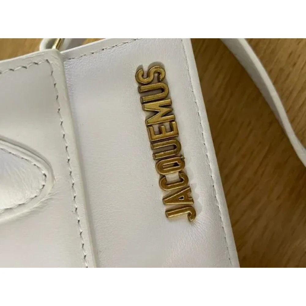 Jacquemus Pre-owned Leather handbags White Dames
