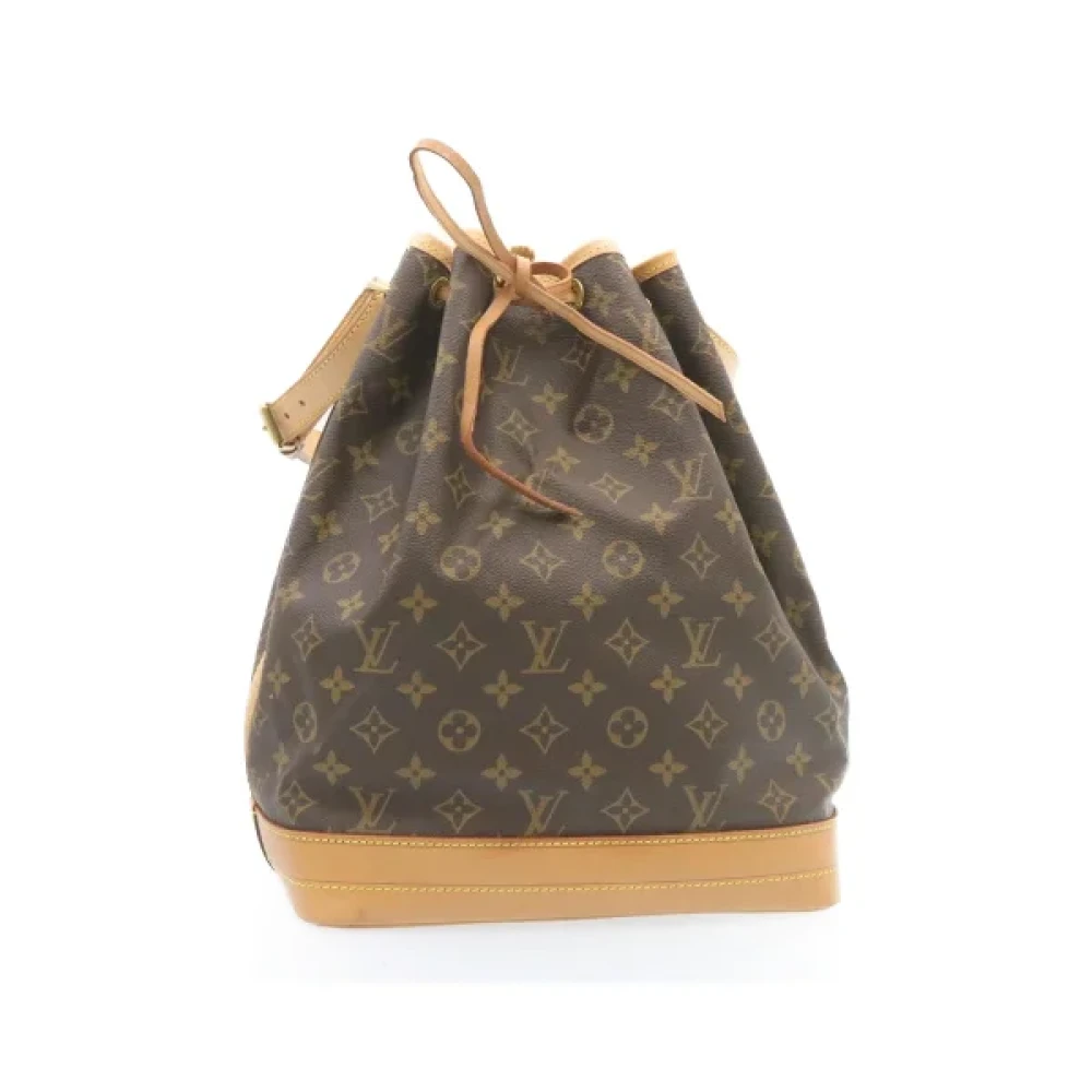 Louis Vuitton Vintage Gianni Versace Zwarte Patent Leren Handtas Brown Dames