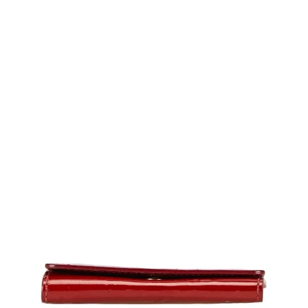 Louis Vuitton Vintage Pre-owned Leather key-holders Red Dames