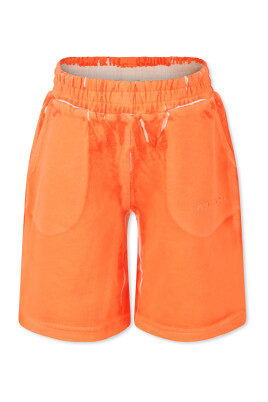 sporty-orange-cotton-shorts