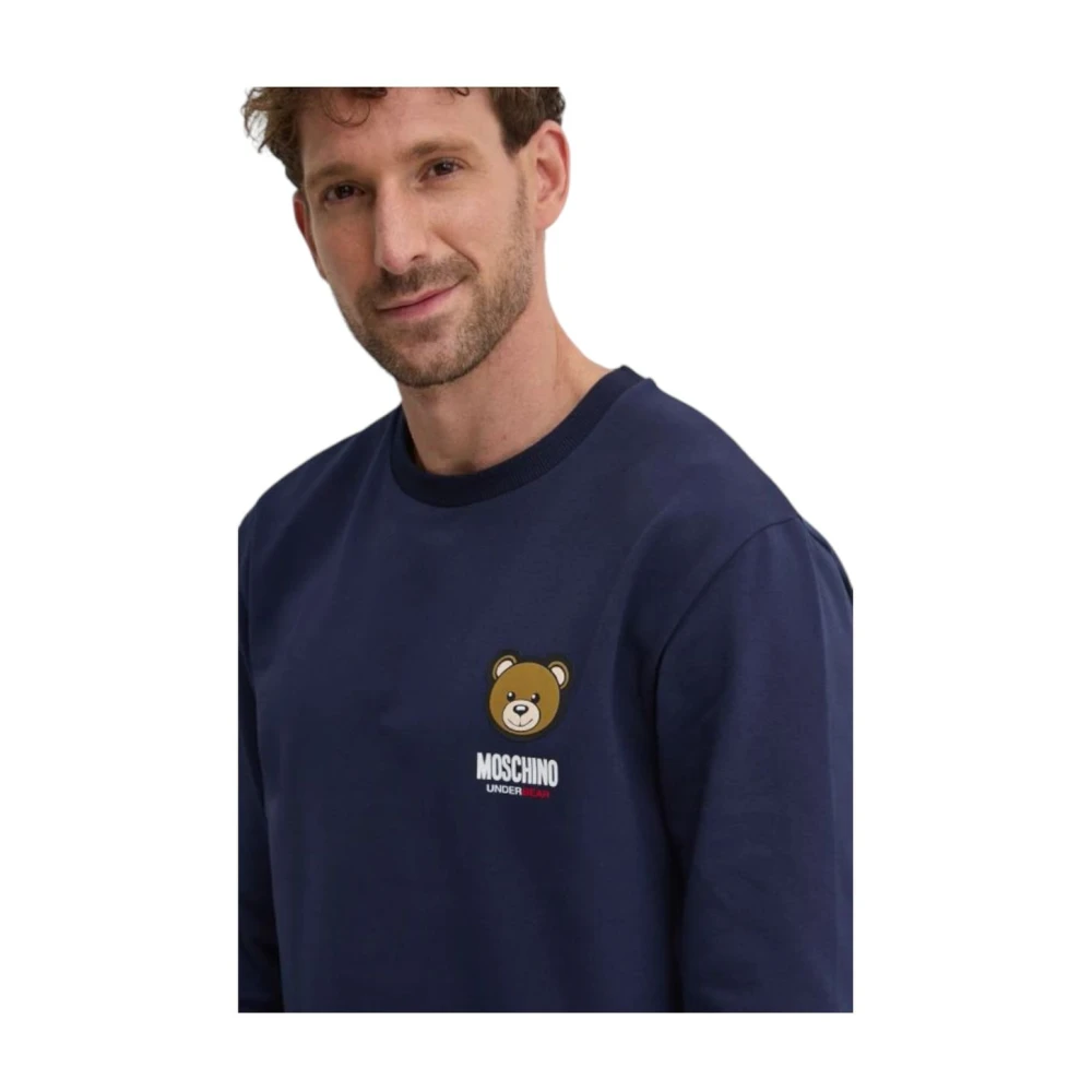 Moschino Crewneck Sweatshirt Red Heren