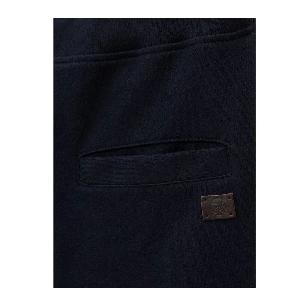 Corneliani Blauwe Katoenen Denim Jeans en Broeken Blue Heren