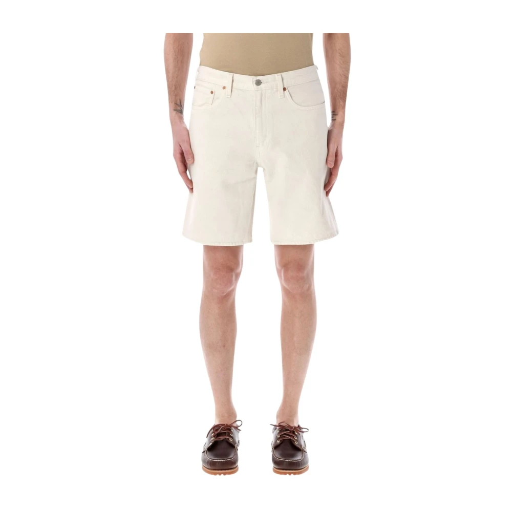 Levi's Men's Beige Denim Shorts, W32, 468 Loose Shorts