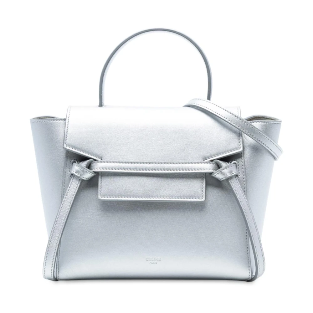 Celine Vintage Women's Gray Pre-Owned Handle Bag