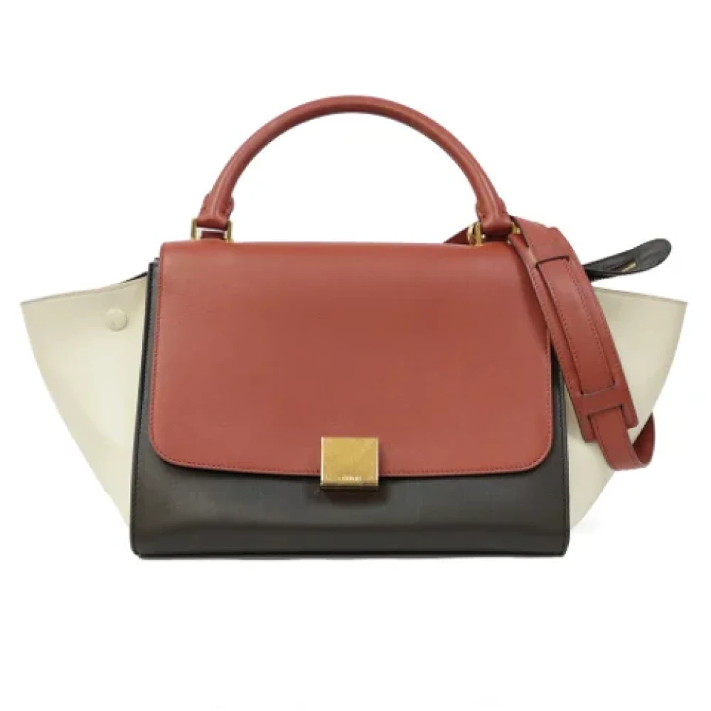 Celine Vintage Pre-owned Leather shoulder-bags Multicolor Dames