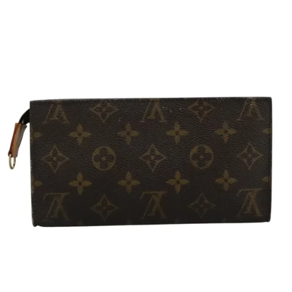 Louis Vuitton Vintage Pre-owned Canvas pouches Brown Dames