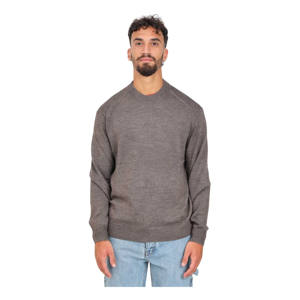 Armani Exchange Bruine trui met ronde hals Brown Heren