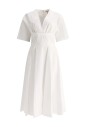 robe-midi-en-coton-blanc