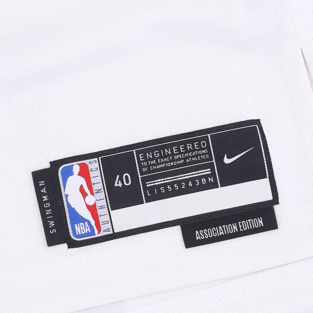 Nike Basketbal Tanktop Swingman Jersey Kyrie Irving White Heren