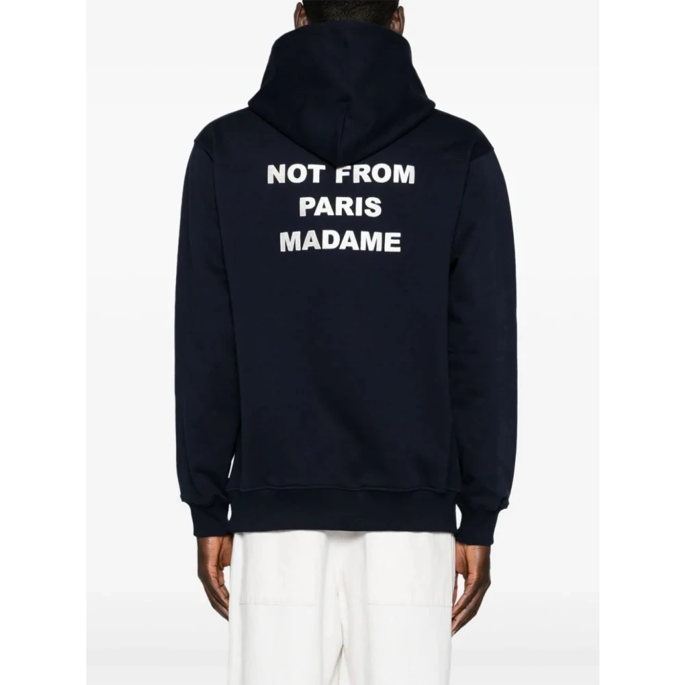 Drole de Monsieur Navy Sweatshirt Aw24 Blue Heren
