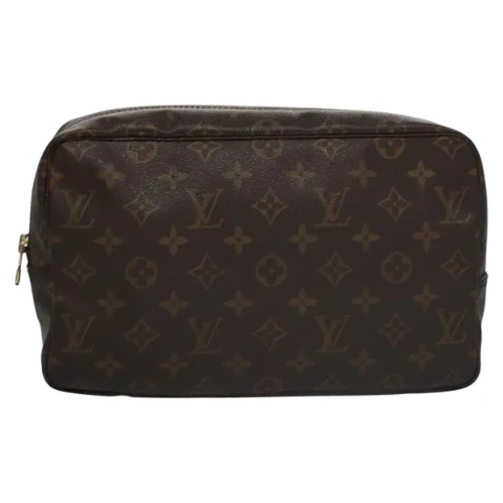 Louis Vuitton Vintage Pre-owned Canvas clutches Brown Dames