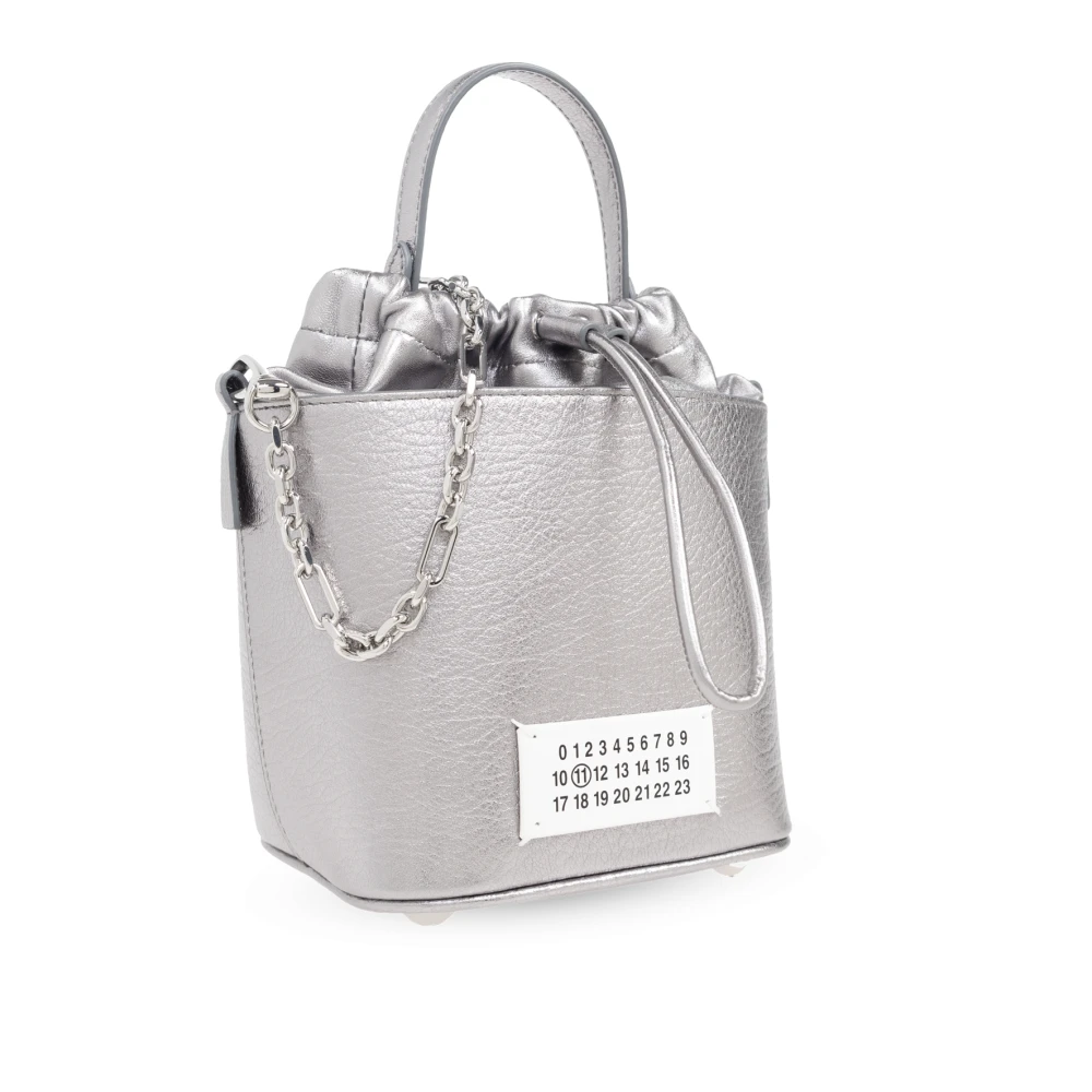 Maison Margiela Schoudertas met '5Ac Small' logo Gray Dames