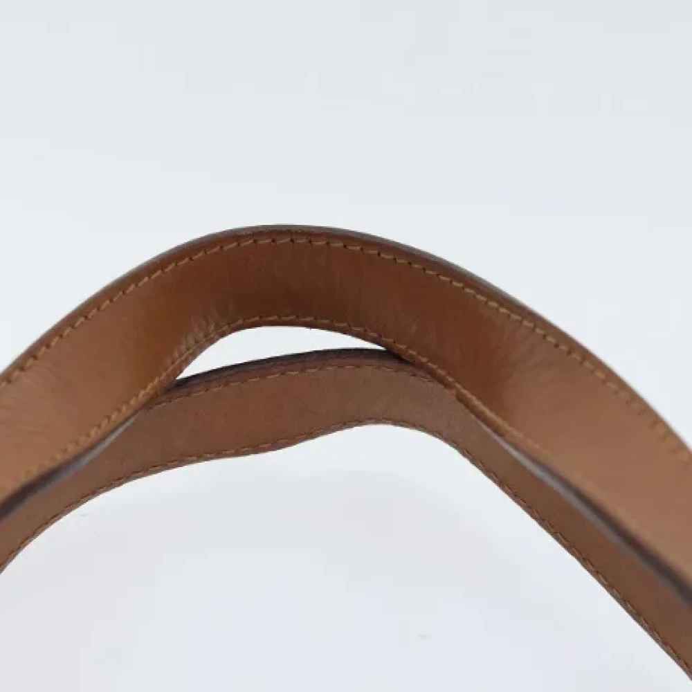 Celine Vintage Pre-owned Canvas handbags Beige Dames