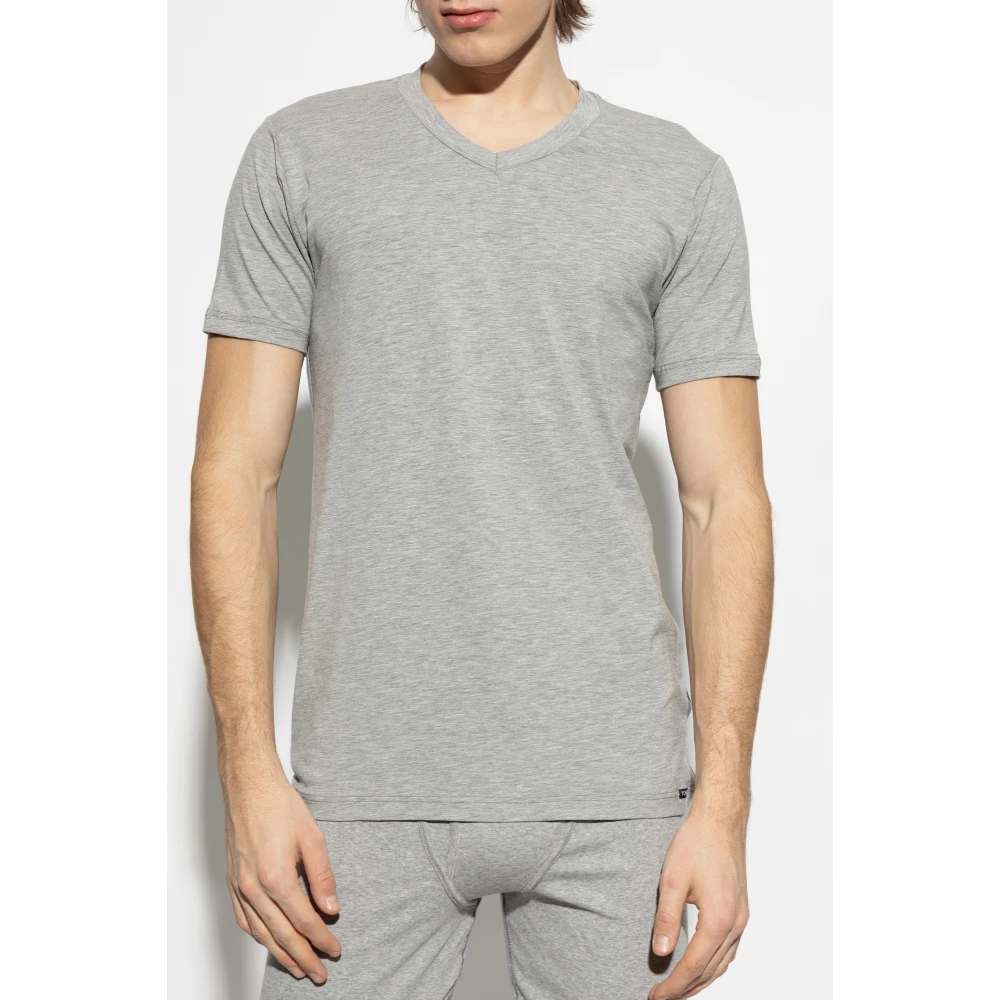 Tom Ford Ondershirt met V-hals Gray Heren