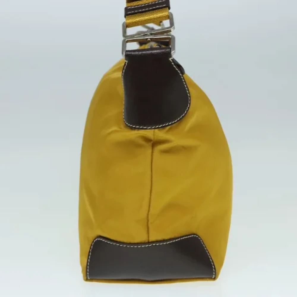Prada Vintage Pre-owned Nylon prada-bags Yellow Dames