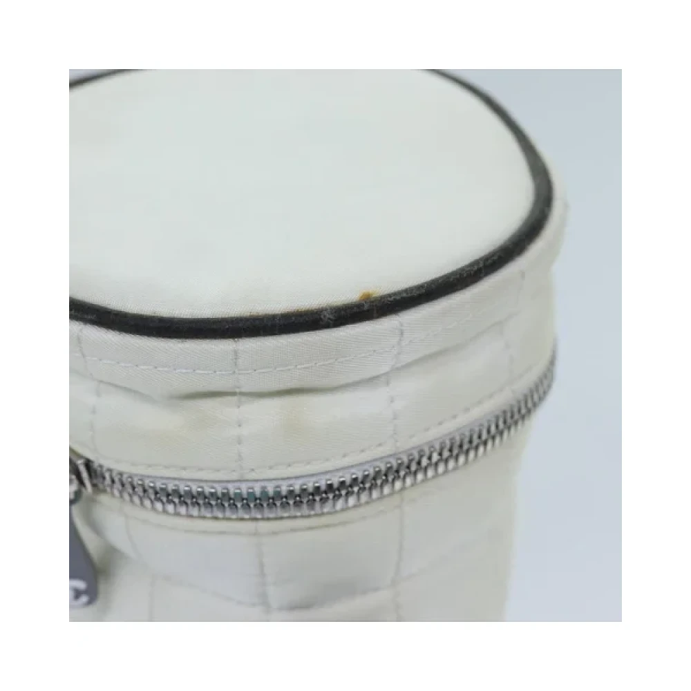 Chanel Vintage Pre-owned Nylon chanel-bags White Dames