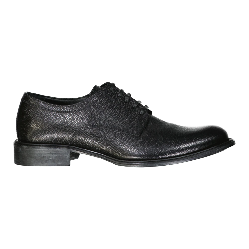 Dolce & Gabbana Zwarte Leren Loafers voor Heren Black Heren