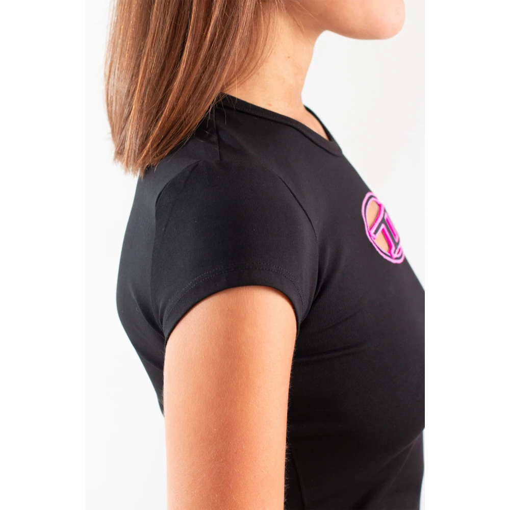 Diesel Oval D Tee in 9Xxb Black Dames