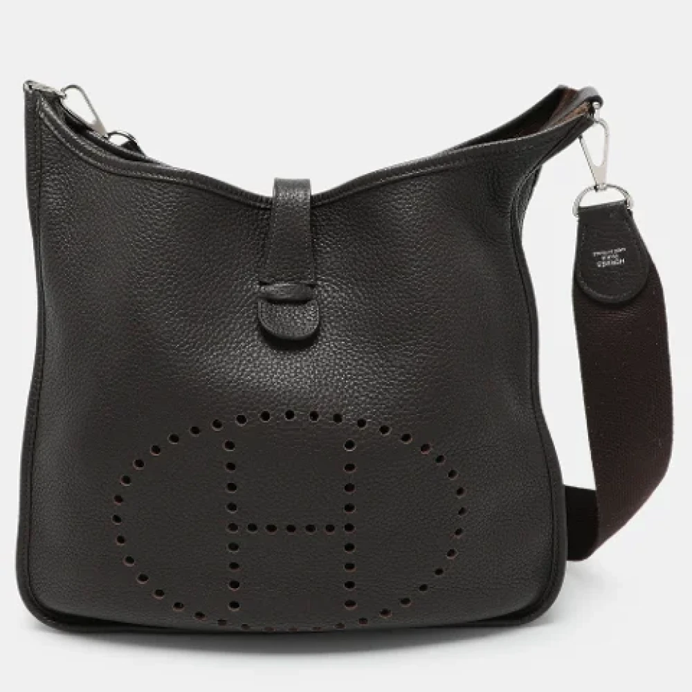 Hermès Vintage Pre-owned Leather shoulder-bags Brown Dames